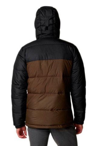 Piumino con cappuccio Pike Lake - Nero e marrone