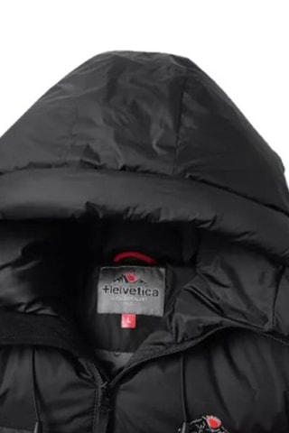 Piumino con cappuccio Herald - Nero