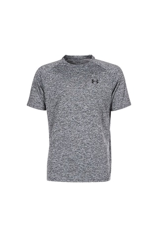 T-shirt UA Tech 2.0SS - Nero melange