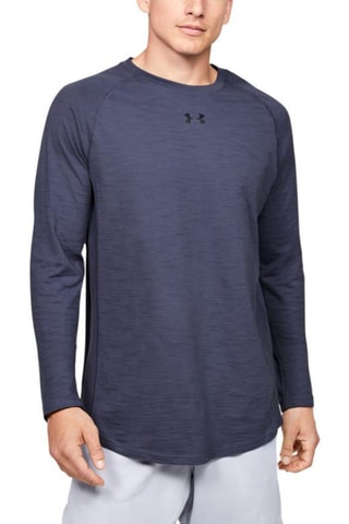 T-shirt Charged Cotton Ls - Navy