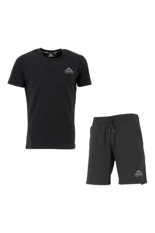 T-shirt e shorts - Nero