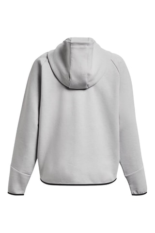 Felpa in pile con cappuccio - Grigio