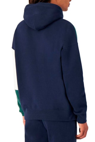 Felpa con cappuccio - Navy e verde