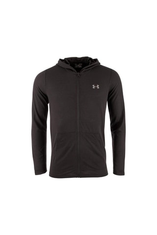 Felpa con cappuccio Threadborne Fitted Fz -  Nero