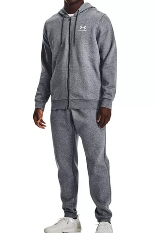 Felpa UA Essentieal Fleece FZ - Grigio
