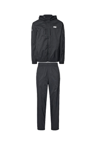 Giacca con cappuccio e pantaloni - Nero