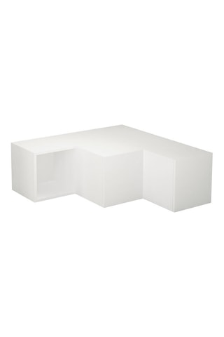 Meuble TV 2 tiroirs - 90 x 32 x 92 cm