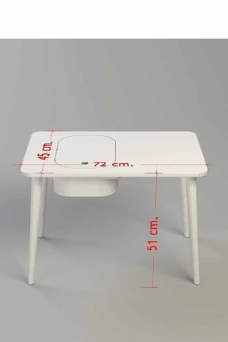 Bureau - Blanc - 72 x 45 x 51 cm