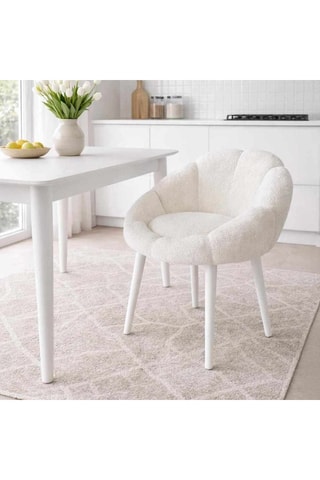 Fauteuil - Blanc - En polyester