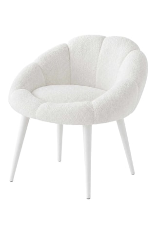 Fauteuil - Blanc - En polyester