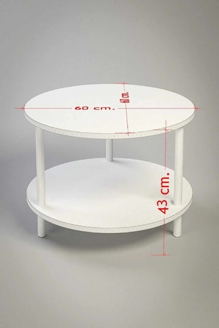 Table basse - 60 x 43 x 60 cm