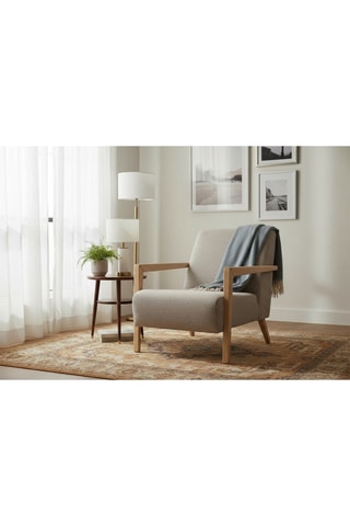 Fauteuil - Beige - En polyester