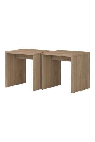 3 tables gigognes - 90 x 40 x 45 / P41 x H38 x P42 / 41 x 38 x 42 cm