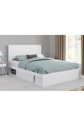 Cama de madera Orem - 140 x 190 cm