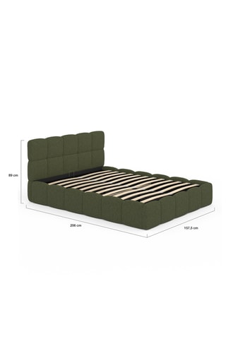 Canapé abatible con somier de madera Bubble - Cama de 140 x 190 cm