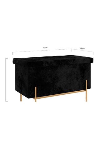 Banco con arcón - 100 x 45 x 37 cm