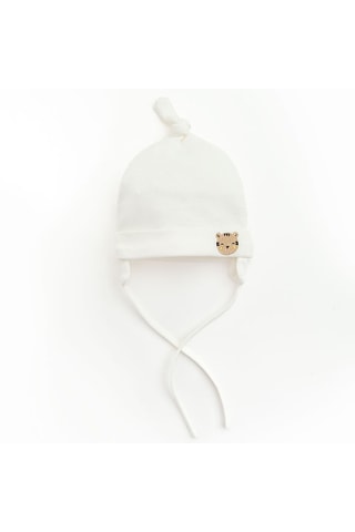 2 gorros aviador - Branco e bege