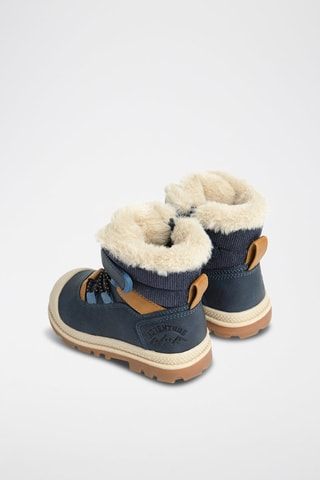 Boots forradas - Azul-marinho