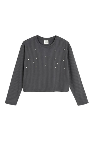 Camisola - Cinzento-escuro