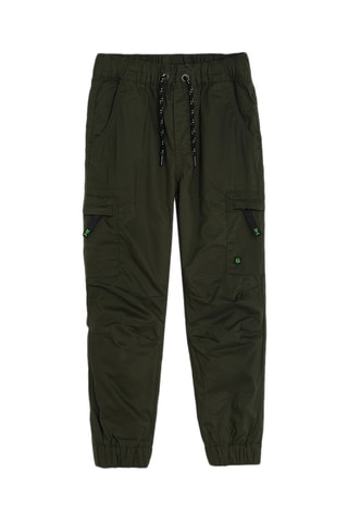 TROUSERS DARK GREEN