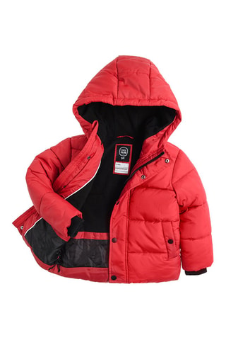 Doudoune à capuche - Rouge