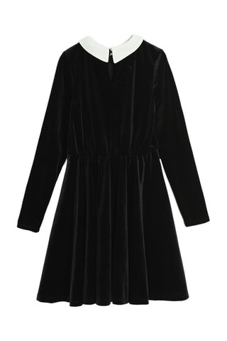 Vestido de veludo - Preto
