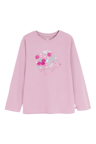 3 t-shirts - Violeta, preto e rosa
