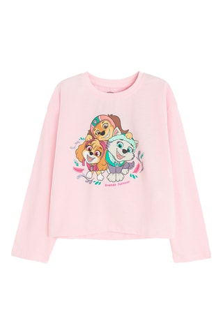 3 t-shirts Patrulha Pata - Rosa e violeta