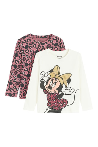 2 t-shirts Minnie Disney - Rosa-escuro e branco