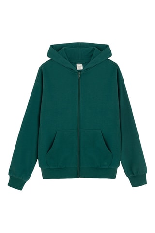 Sweat à capuche - Vert foncé