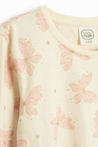 Vestido e leggings - Rosa e cru