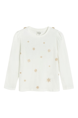 T-shirt e saia - Branco