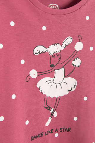 T-shirt - Rose foncé