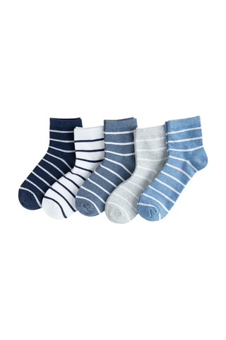 5 paires de chaussettes - Bleu