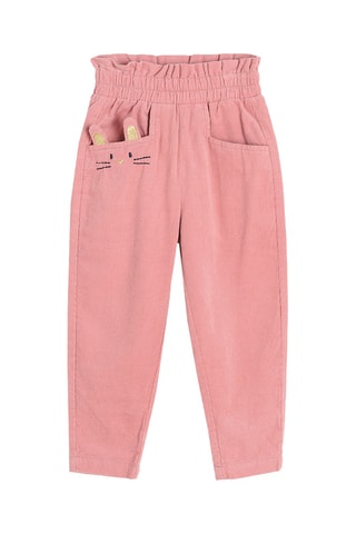 Pantalon taille haute - Rose