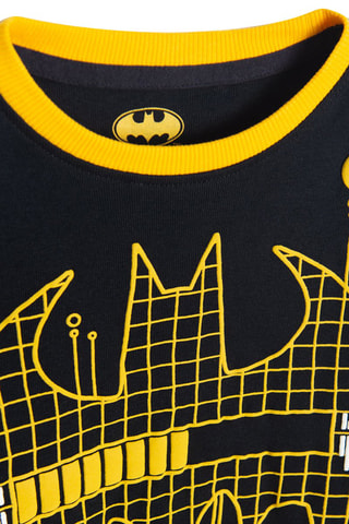 Pyjama Batman La Ligue des Justiciers DC Comics Noir et jaune