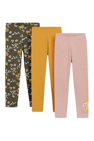 3 leggings - Rose