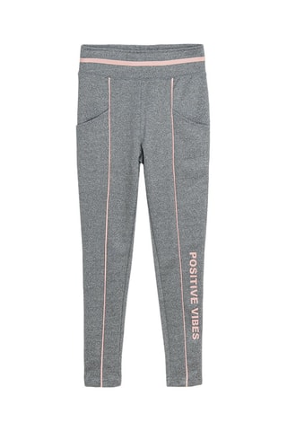 Legging - Gris foncé chiné