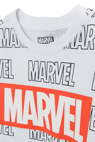 T-shirt Avengers Marvel - Blanc