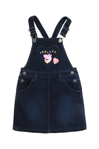 Robe salopette en jean Peppa Pig - Bleu