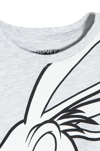 Pijama Bugs Bunny Cinzento e preto