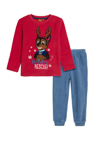 Pyjama Chase Pat' Patrouille Rouge et bleu cobalt