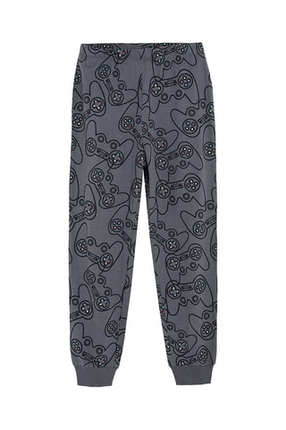 Pijama - Azul e cinzento