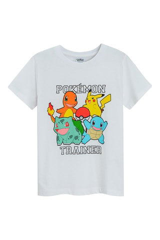 T-shirt Pokémon - Branco 