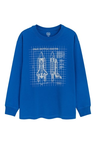 T-shirt - Bleu cobalt