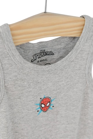 3 camisolas de alças Homem-Aranha Os Vingadores Marvel Azul-celeste e branco