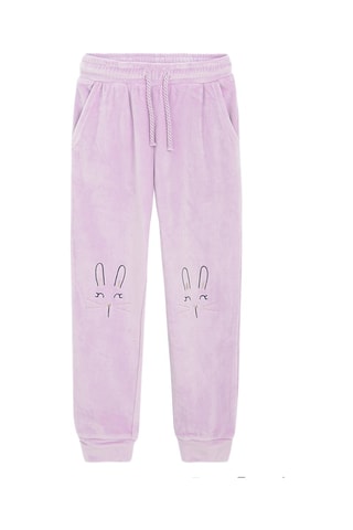 Jogging en velours - Rose