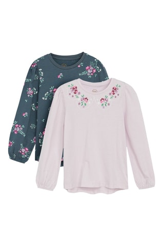 2 t-shirts - Branco e verde-escuro