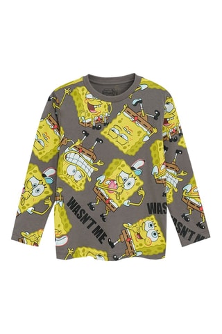 2 t-shirts Sponge Bob - Branco e castanho