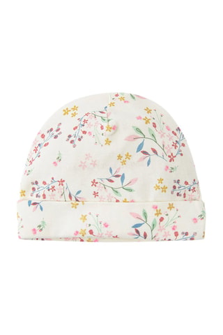 2 gorros - Rosa e cru